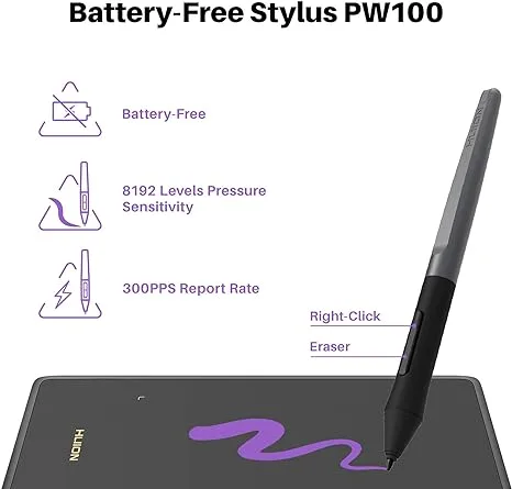 Huion H420X Osu Graphic Drawing Tablet (4.17x2.6 inch)