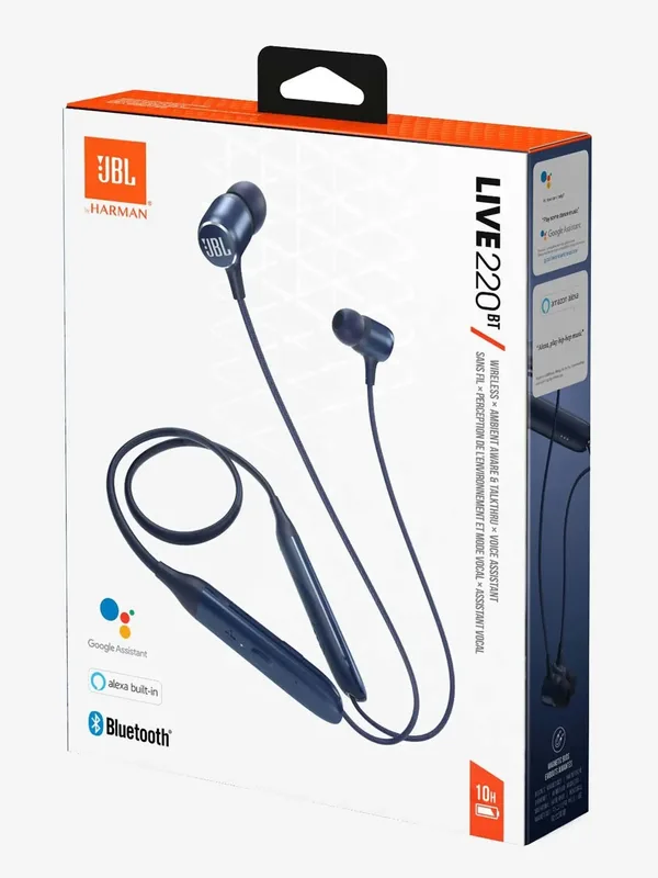JBL LIVE 220BT Wireless Neckband In-Ear Headphones