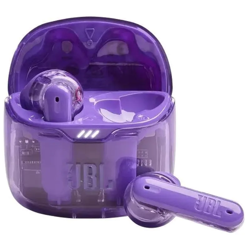 JBL TUNE FLEX Wireless Noise-Cancelling Earbuds – Purple