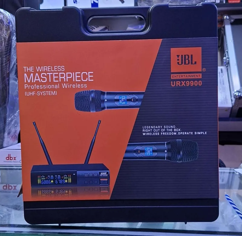 JBL URX 9900 professional wireless microphone system.