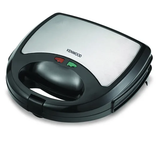 Kenwood Sandwich Maker - 4 Slice, Non-stick fixed griddle plates