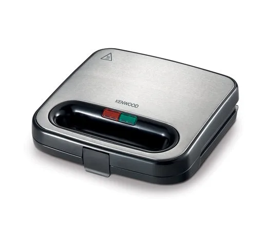 Kenwood SMM00.000SI Sandwich Maker - Non-stick fixed griddle plates, 2 Slices