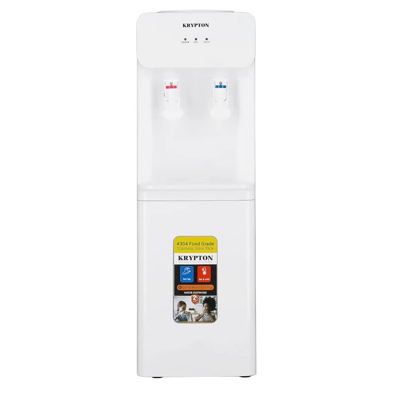 Krypton Standing Water Dispenser Hot & Cold Function, White
