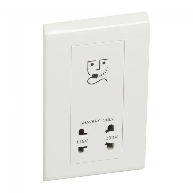 Legrand Belanko White Shaver Socket