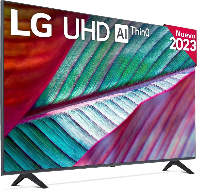 LG UR78 43 Inch 4K Ultra HD HDR LED TV 2023 (43UR78006LK) - WebOS Smart AI ThinQ, Magic Remote, 3 side cinema, HDR10, HLG, AI Sound (5.1ch), 2 Pole st