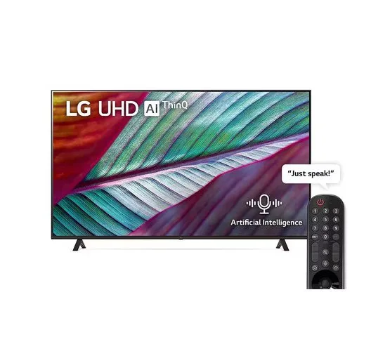 LG 43″ 43UR78006LL UHD TV 4K – 43″ 4K Smart TV with α5 AI Processor Gen6, HDR10 Pro, AI Upscaling, webOS, Magic Remote, AI Sound Pro, gaming support.