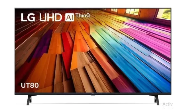 LG 50-Inch Smart TV 4K UHD (50UT80006L) – AI ThinQ, HDR10, WebOS, Voice Control