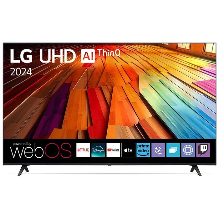 LG UT80 55 inch LED 4K HDR Smart TV (2024) – 55UT80006LA