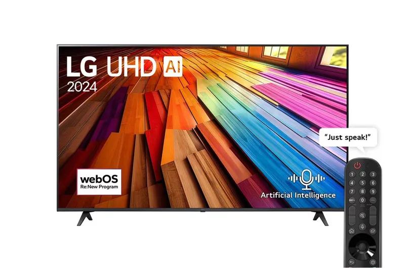 LG 65″ 65UT80006LB Smart WebOs AI ThinkQ 4K UHD TV