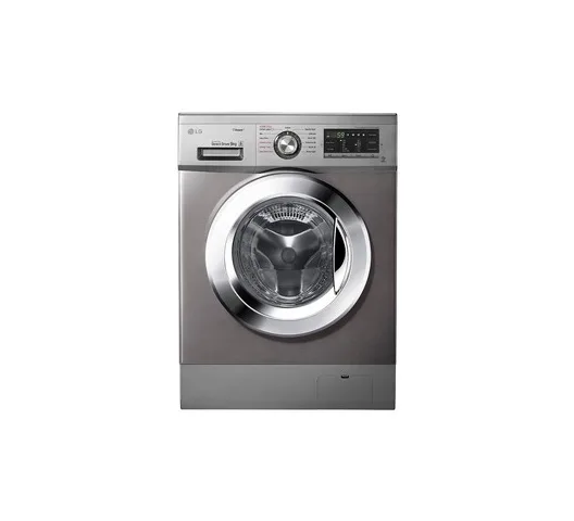LG Front Load Washing Machine, 9KG – Silver