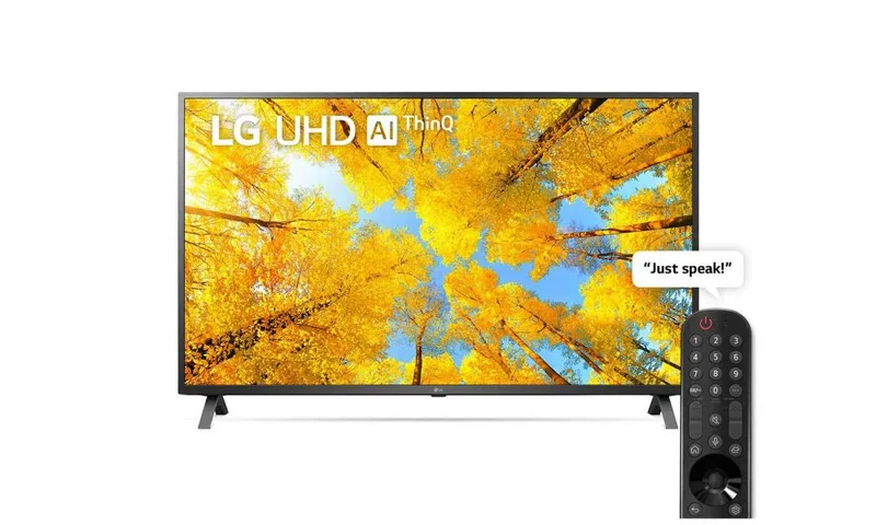 LG 43″ UQ75006 UHD 4K Active HDR WebOS Smart AI ThinQ TV