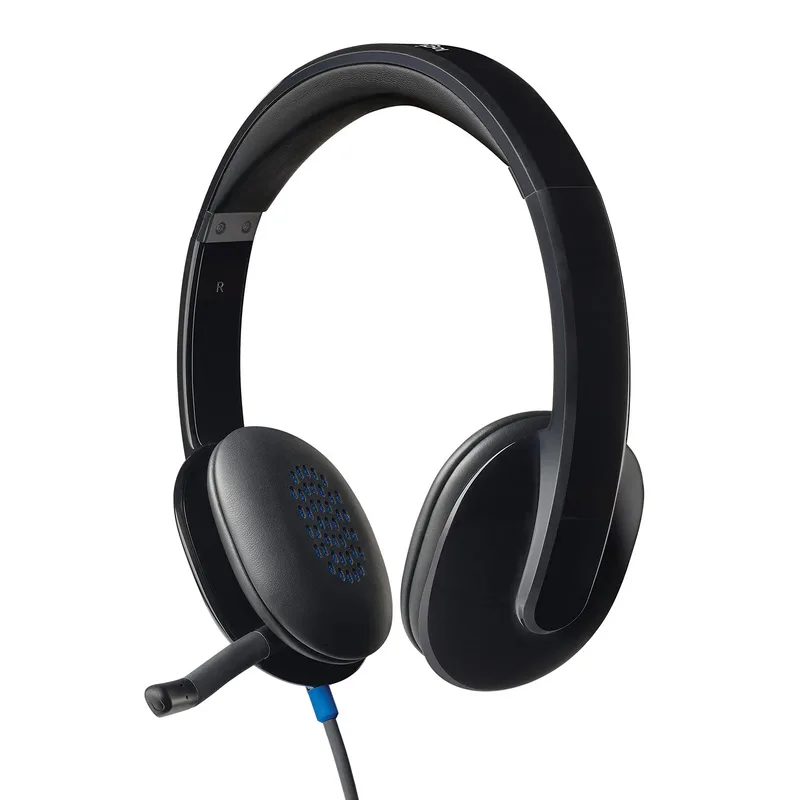 Logitech H540 Wired Headset, Stereo Headphone