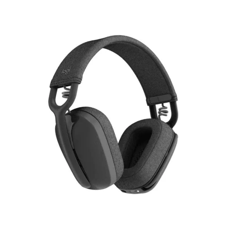 Logitech Zone Vibe 100 Wireless Over the Ear Headphones – Graphite – 981-001213