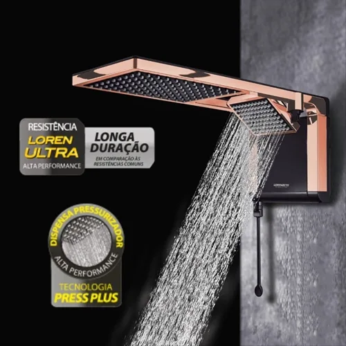Lorenzetti Acqua duo rose gold instant shower
