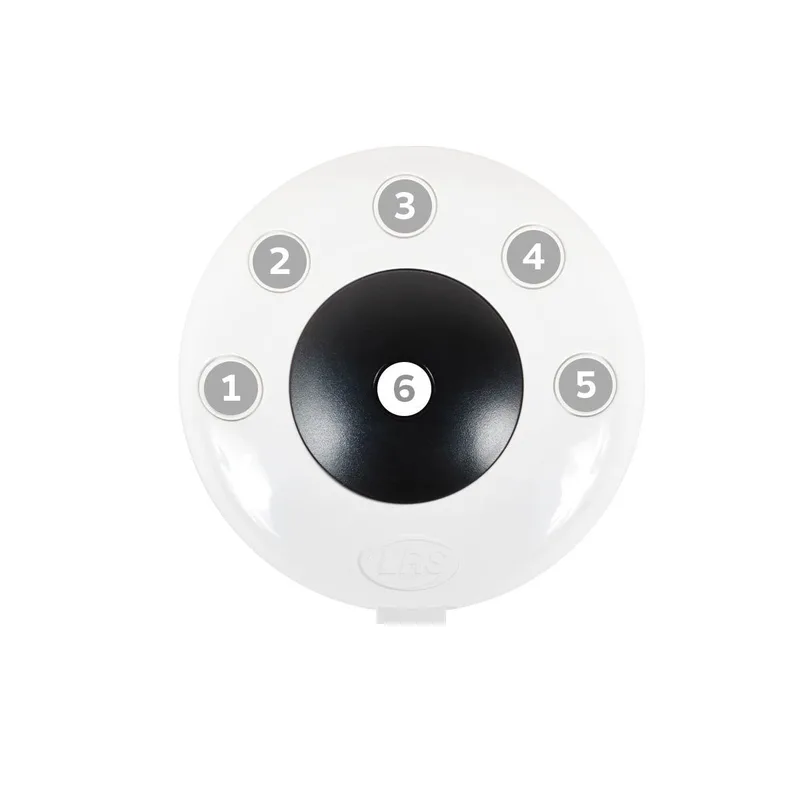PRONTO Push-for-Service Six-Button Transmitter by Long Range Systems (Model TX-PRONTO-6)