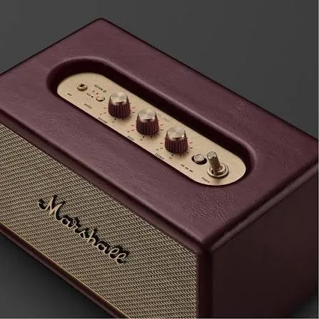 Marshall Acton III Bluetooth Speaker Burgundy
