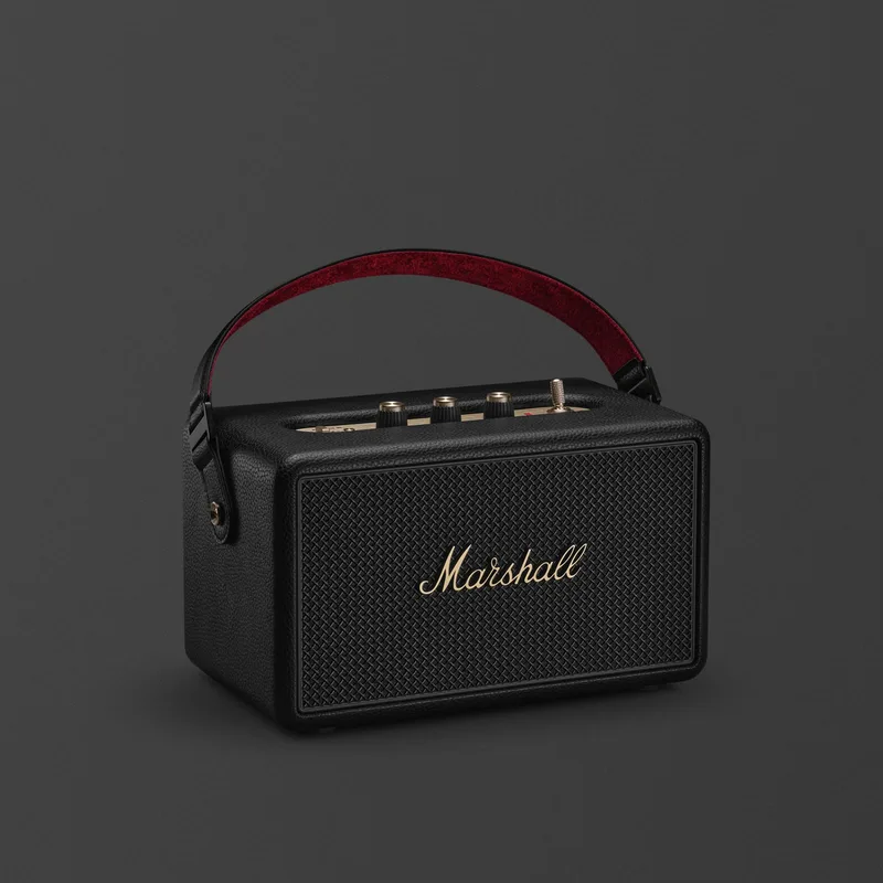 Marshall Kilburn III Portable Bluetooth Speaker - Black and Brass