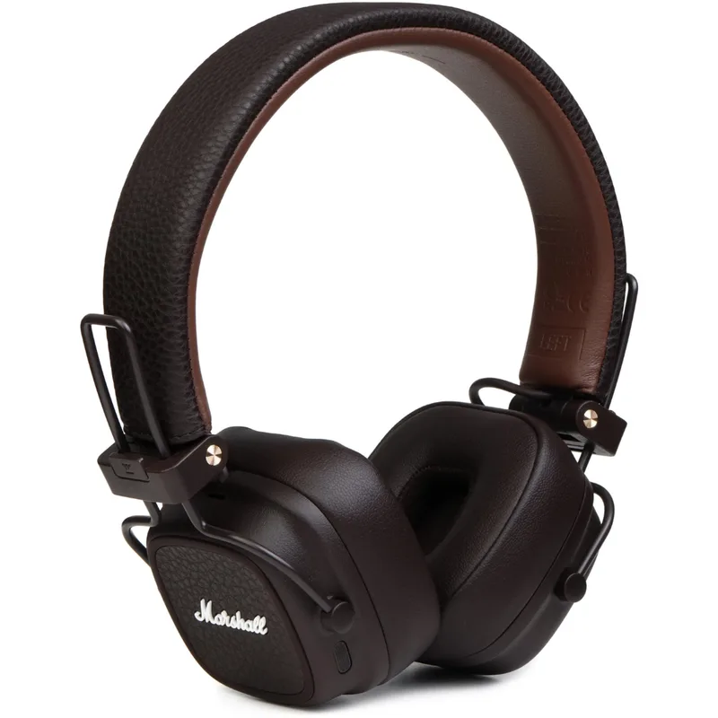 Marshall Major V Wireless On-Ear Headphones – Brown