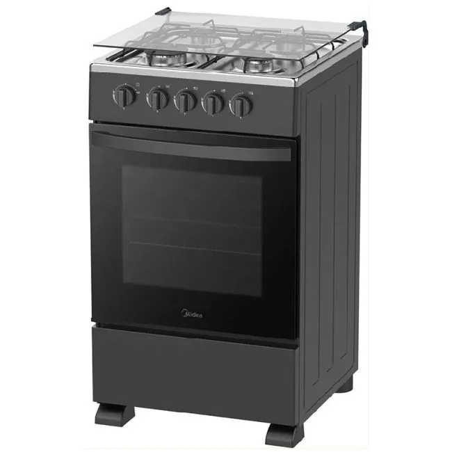 Midea 50TMG4G082-B 50*60 4 Gas + Gas oven with only bottom flame – Black