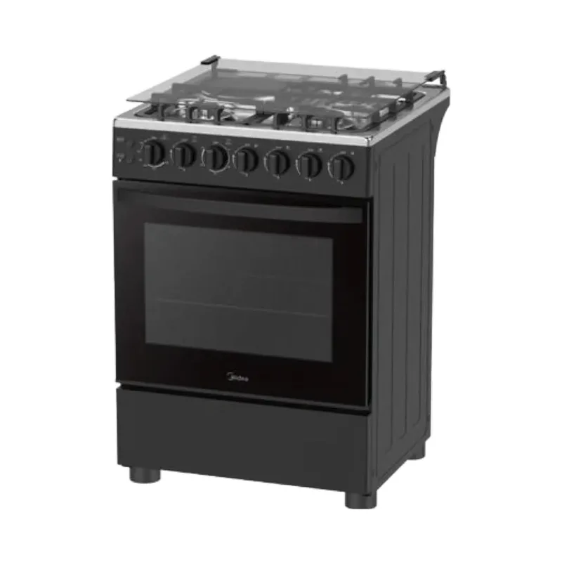 Midea Cooker with 3 Gas + 1 Electric Burners 60*60 Black(60E3G1H6F-BK)