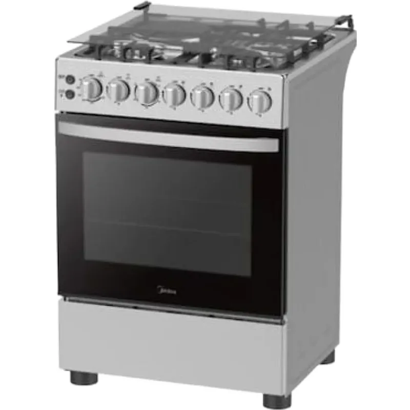 Midea Cooker with 3 Gas + 1 Electric Burners 60*60 Stainless Steel(60E3G1H8F-SS)