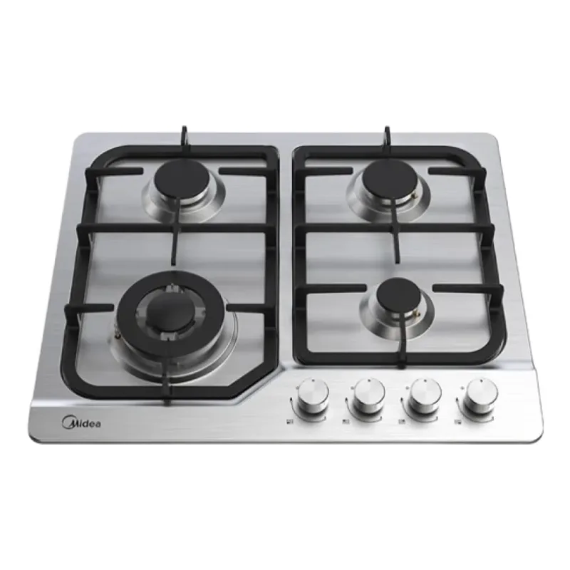 Midea Built-In Gas Hob 4 Burners Stainless Steel 60SJ401_ATD04