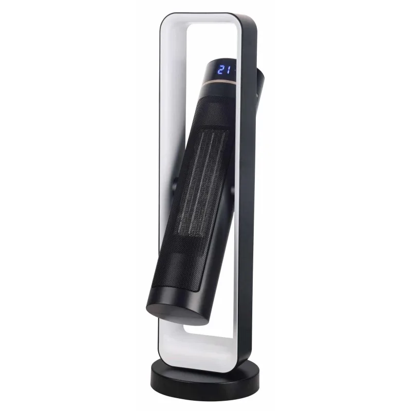 Mika Tower Ceramic Heater, 1500W-2200W, With Remote, Black & White MH202R