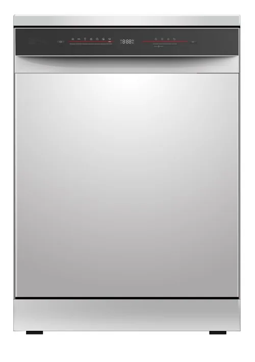 MIKA Dish Washer, 14 Place Setting, 7 Wash Programs, Silver MDWFS1402P7S