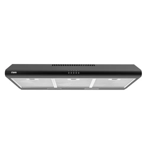 MIKA Under Cabinet Cassette Hood, 90cm, 380 m³/h, Button Control, Black MHC901BB