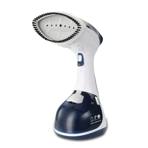 MIKA MHST3101C Handheld Garment Steamer, Ceramic Soleplate, White & Blue