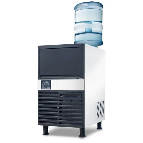 Mika Ice Maker, 36kg, Dual Option, Cube, Stainless Steel & Black MIC1D3615X
