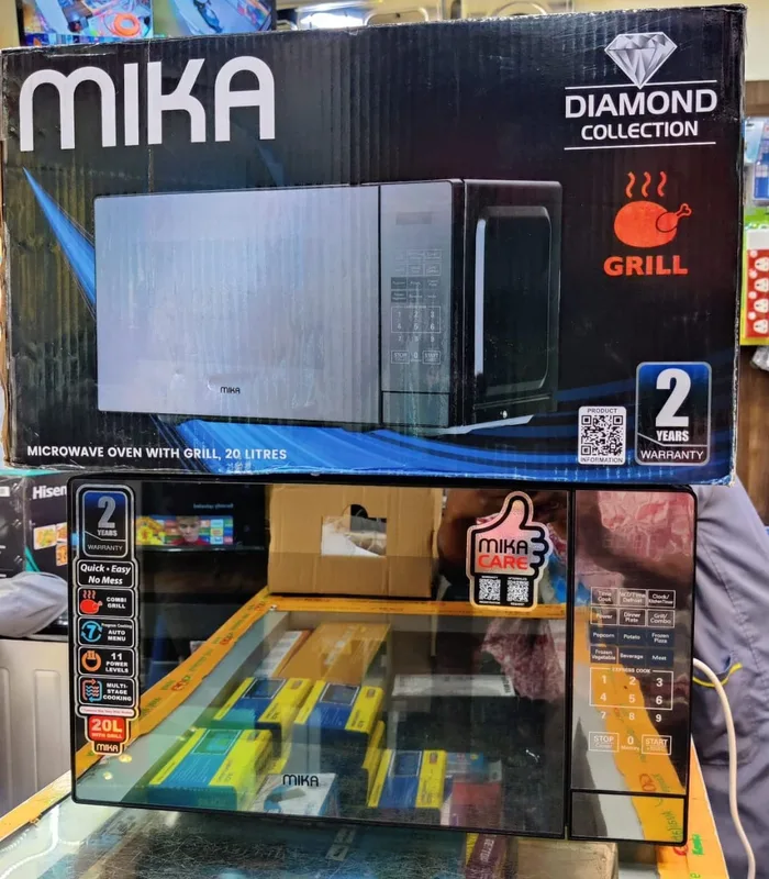 MIKA 20L Digital With Grill Microwave Oven