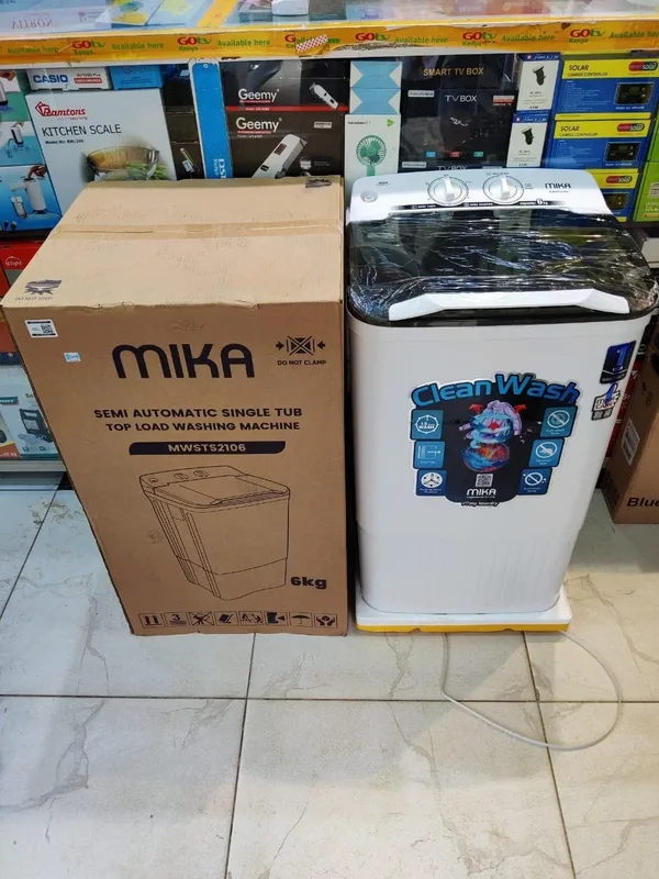 *Mika Washing Machine Top Load Single
