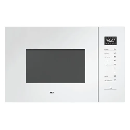 MIKA Built In Microwave Oven, With Grill (Combi), 25L, Touch Control, White MMWDGTA254WBI