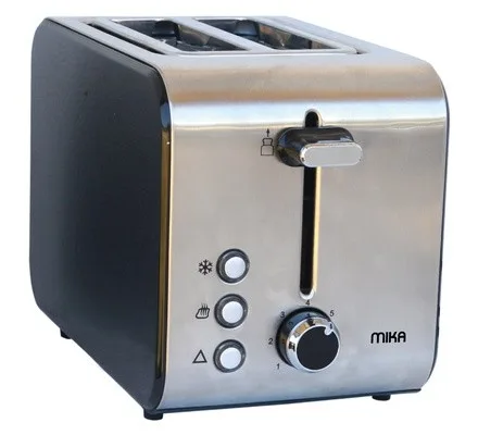 Toaster, 2 Slice, 715W – 850W, Stainless Steel-Mika
