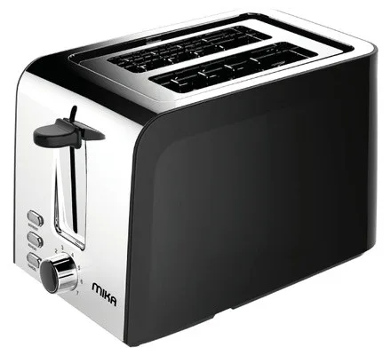 Toaster, 2 Slice, 730W – 850W, Black-Mika