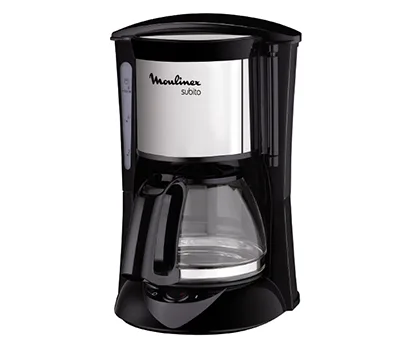 1000W, 1.25 Litres / 10-15 cups Moulinex Coffee Maker Machine