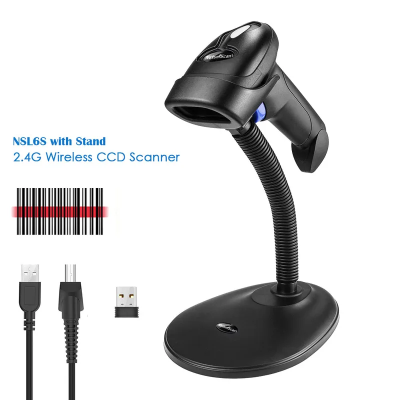 L6S Wireless 1D Handheld Barcode Scanner