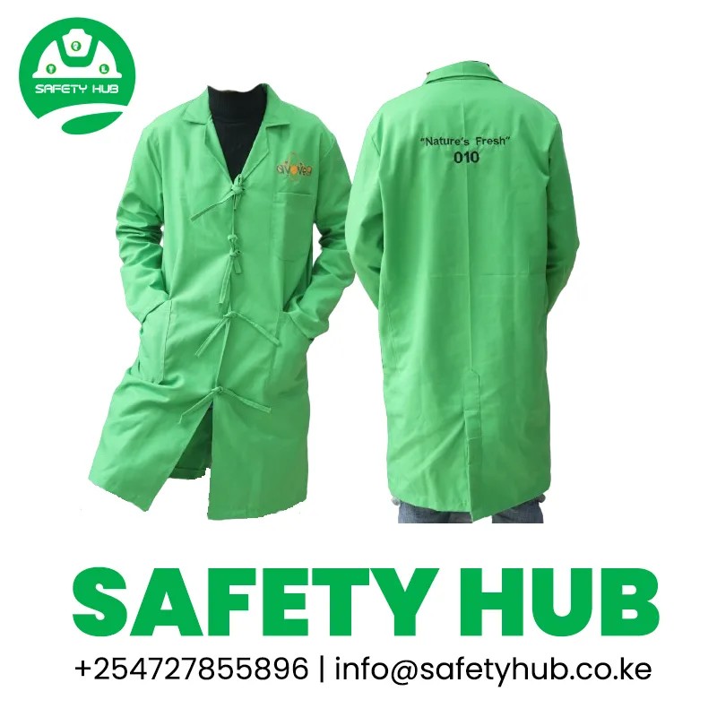 Nexgen Apparels Food handling Dust Coat Green