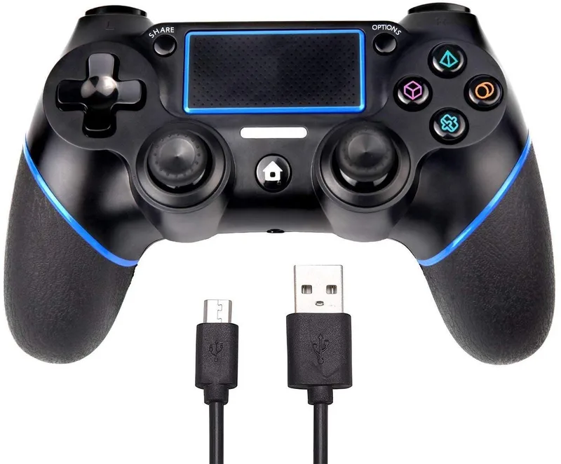 New Wireless Gamepad Controller – Compatible with PC, PS4, Android, iOS & Nintendo Switch | Dual Vibration & Ergonomic Design