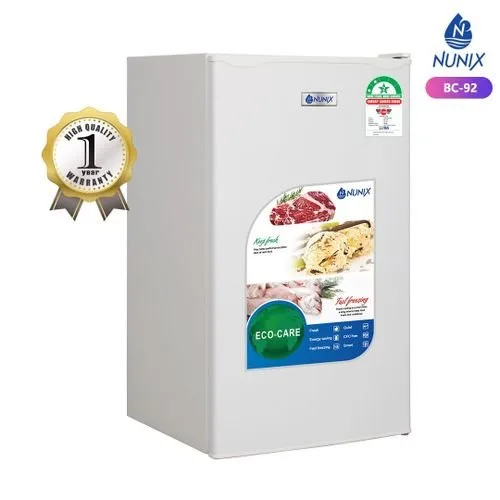 Nunix 92Ltrs High Quality Refrigerator-Silver