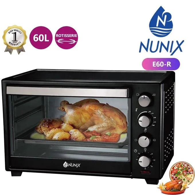 Nunix E60-R 60L Electric Rotisserie Oven-2000W