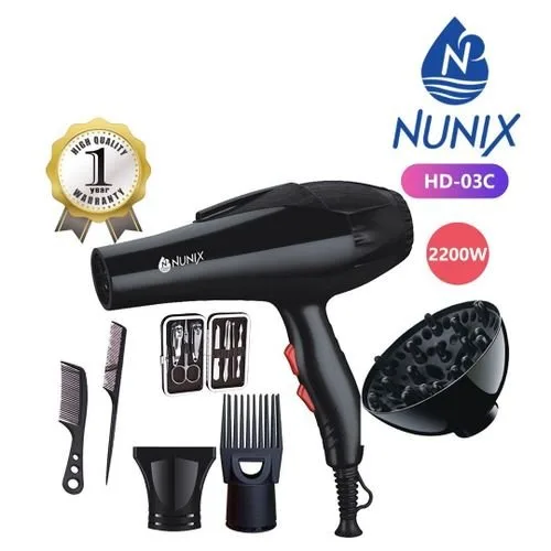 Nunix Hair Blow Dry With Accessories HD03C