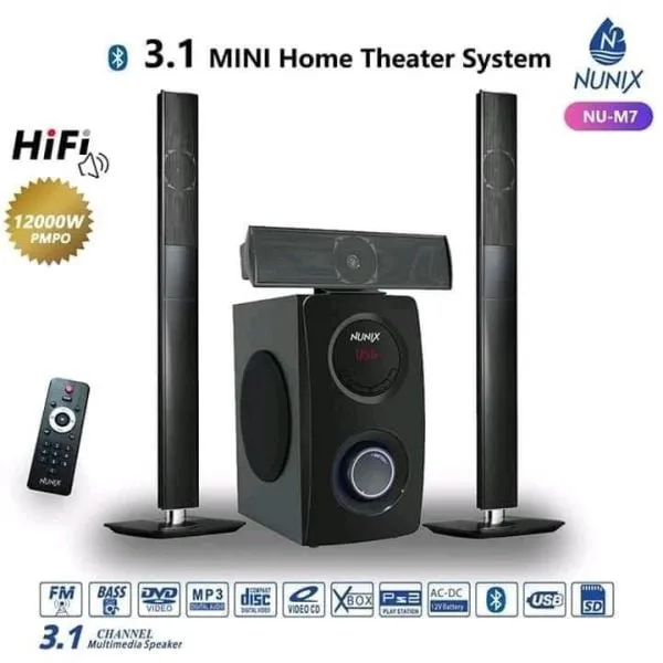 NUNIX 3.1 Mini Home Theater System- M7