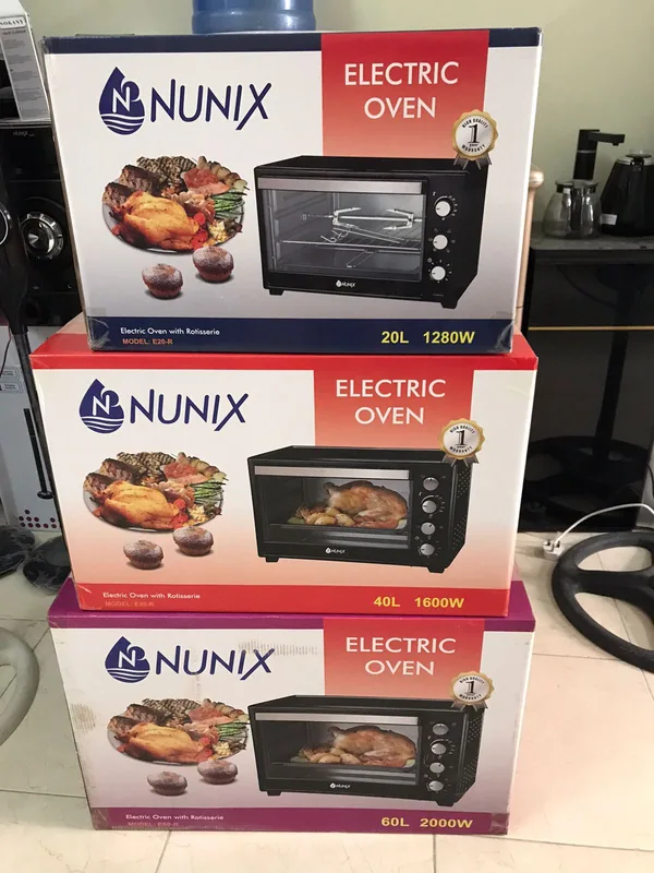 Nunix 4 Knob Setting Electric Rotisserie Oven