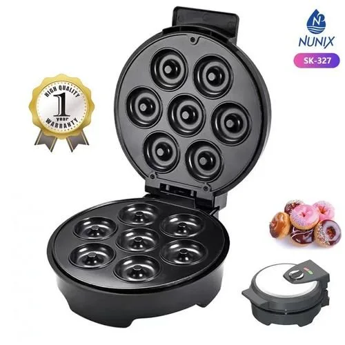 Nunix 7 Pieces Electric Non-Sticky Doughnut/Donut Maker Bakeware