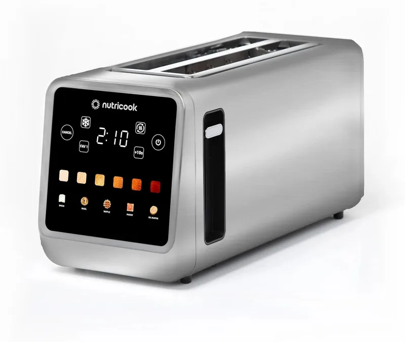 Nutricook NC-TS401 Digital Toaster 4-Slice – Silver