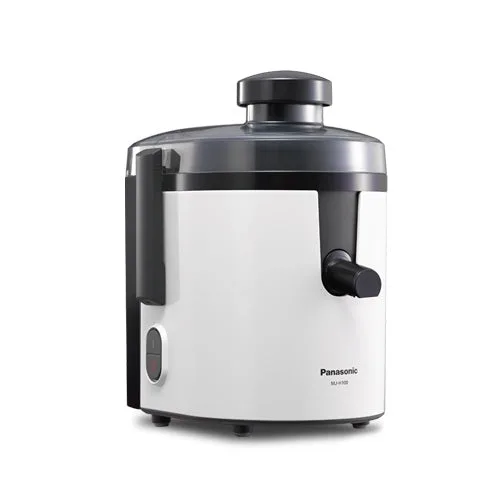 Panasonic Durable Low-Angle Cutter Juicer(MJ-H100WTZ) - 0.5L Juice Cup, 1.7L Pulp Container