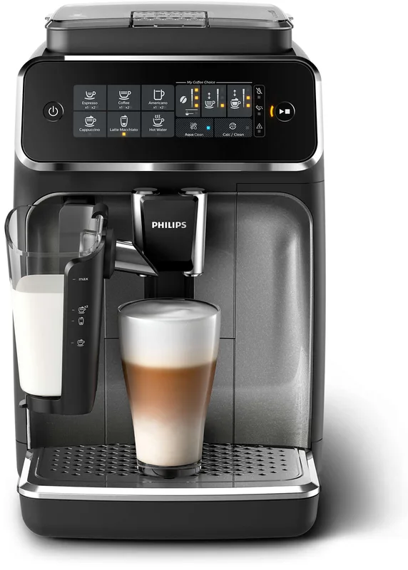 Philips 3200 Series Fully Automatic Espresso Machine EP3246/70 1.8L 1500W Silver with LatteGo