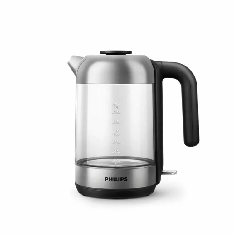 Philips 5000 Series Glass Kettle HD9339/81 1.7L 2200W Black & Transparent